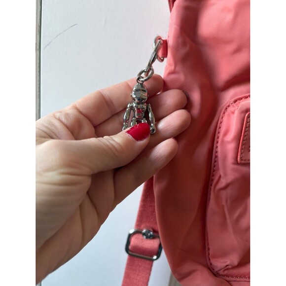 Kipling Coral Pink Nylon Backpack Purse main image 4